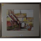 Brian Haresnape ARSA 'Rose Hill Arch' Dorking, Surrey Watercolour study, 30cm x 38cm