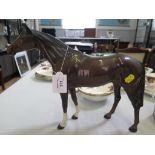 A large Beswick figure of a horse 29cm high