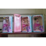 Galoob Play Ballet dolls: Alisa, Olivia and Serena in original window boxes and a Ballerina Tape