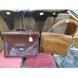 Two Italian leather briefcases, by Gianna Conti and 'dbramente 1928' (2)