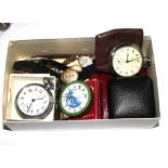 A collection of watches and pocket watches, etc