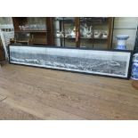 *A large reproduction of a panorama of the River Thames in 1845 given with the Illustrated London