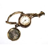 A ladies 1920s/30s wristwatch in 9 carat gold