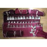 A large collection of silver cutlery Grecian pattern
