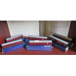 Hornby-Dublo: Six maroon BR coaches with boxes (6)