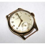 A gentleman's gold International Watch Company (I.W.C.) wristwatch