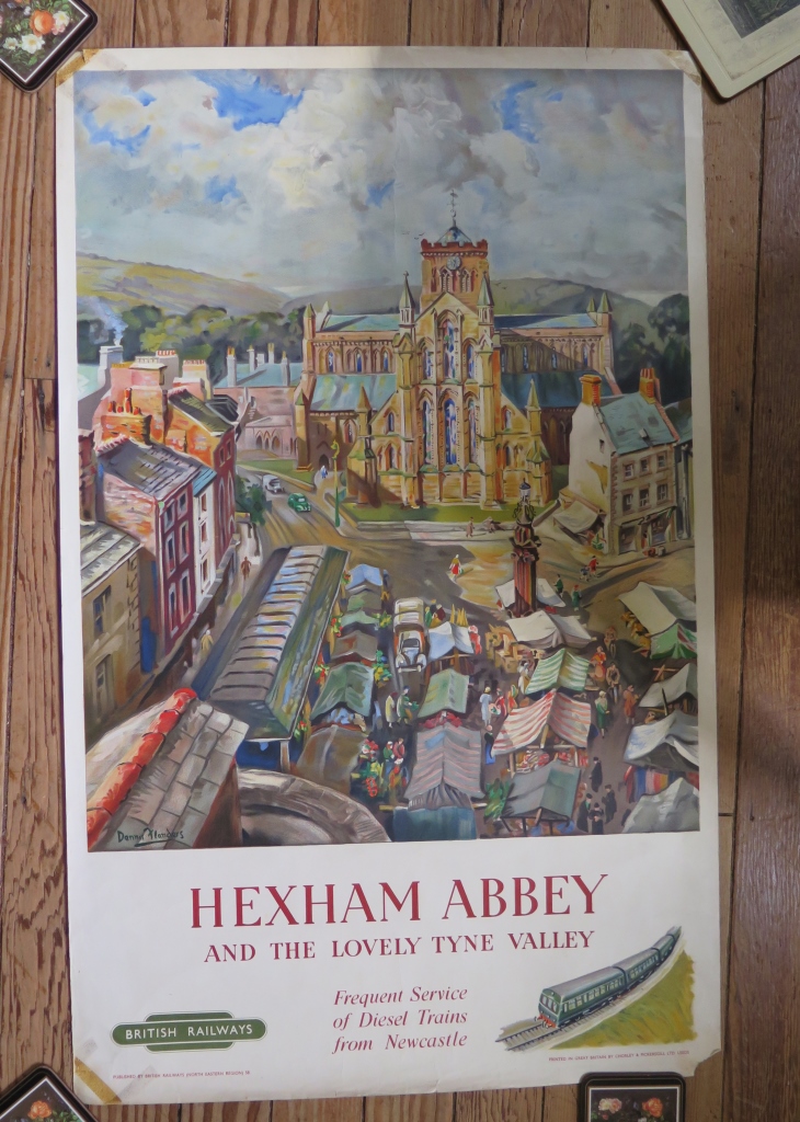 A British Railways poster for Hexham Abbey and 'The Lovely Tyne Valley', After Dennis Flanders,