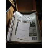 Two boxes of Great Western Railway Journal 1992-2017 and two boxes of Model Railway Journal issue