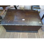 A painted pine bible or document box 69cm wide 43cm deep 28cm high