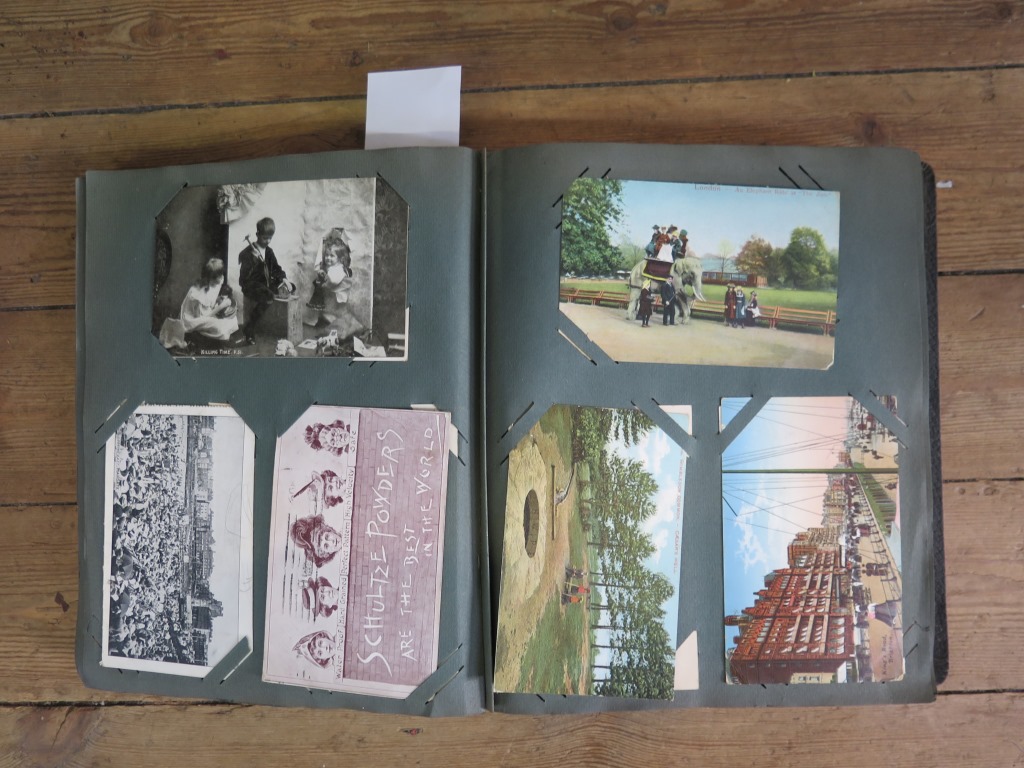 An album of postcards, including portraits, topographical and comic - Image 2 of 3