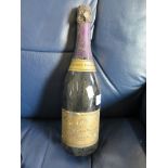 A bottle of Veuve Clicquot-Ponsardin Brut Champagne, 1949