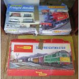 A Triang-Hornby RS.51 Freightmaster set and Hornby Railways R.851 Freight Hauler set in original