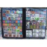 Postage Stamps: A stock book of Great Britain definitives and commemoratives