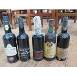 A bottle of Taylor's Vintage Port, 1977; a bottle of Taylor's 20 years old Tawny Port; a bottle of