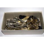 Various continental 800 standard silver cutlery