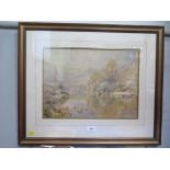 Ernest Pile Bucknell (1861 - 1935) Moel Siabod, November Morning Watercolour, signed 29cm x 40cm