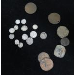 A small collection of odd Maundy Money, 1683 to 1919 and other copper coins