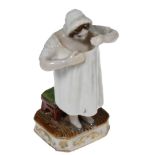 An Amusing Miniature Erotic Porcelain Figurine