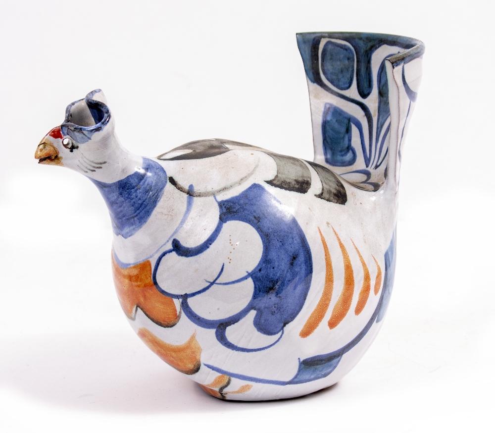 AN ALDERMASTON ALAN CAIGER-SMITH STUDIO POTTERY MODEL OF A BIRD in ...