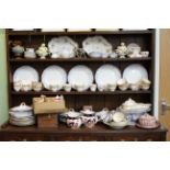 A COLLECTION OF ENGLISH AND CONTINENTAL POTTERY to include Copeland Spode luster ware, late 18th /