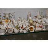 A LARGE COLLECTION OF CRESTED CHINA to include W.H.Goss