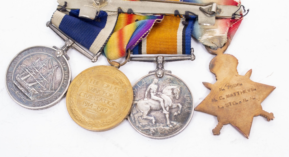 A GROUP OF WORLD WAR I MEDALS consisting of a World War I General Service Medal, Great War medal, - Image 2 of 2