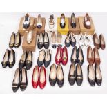 A COLLECTION OF VINTAGE LADIES SHOES to include designers such as J. Lobb, Bootmaker, 26 St.