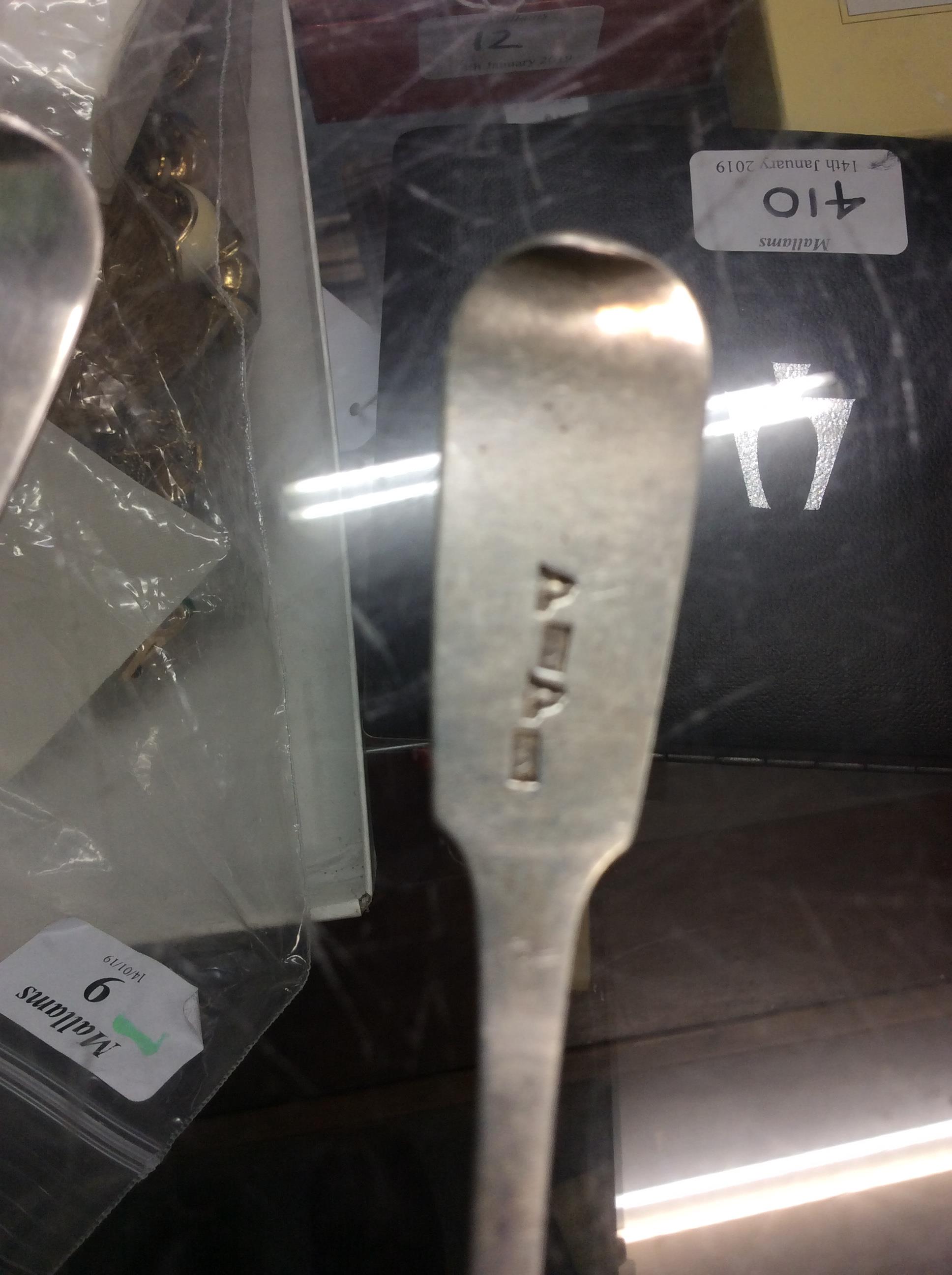 FIVE SCOTTISH (PROVINCIAL) SILVER TODDY LADLES finals monogrammed 'DEM' bearing marks for - Image 6 of 8