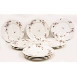 A HAVILAND & CO., LIMOGES PORCELAIN PART DINNER SERVICE