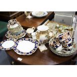 A MIXED LOT OF CHINA to include Royal Worcester, blush ivory, a Moorcroft vase, two Royal