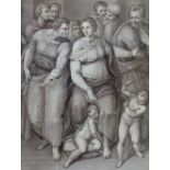 CARLO LASINIO (1757/59-1838) The Holy Family, etching, 37cm x 25.5cm