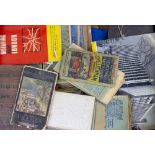 A COLLECTION OF 19TH CENTURY AND LATER STAMPS, CIGARETTE CARDS AND ORDINANCE SURVEY MAPS