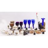 A SELECTION OF PORCELAIN CHINA and glassware to include Royal Worcester Evesham, Noritake