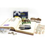 A COLLECTION OF PRE-DECIMAL COINAGE to include pennies, threepenny bits etc and a collection of