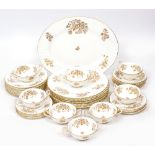 A MINTON AUDLEY PATTERN PORCELAIN PART DINNER SERVICE to include eight dinner plates