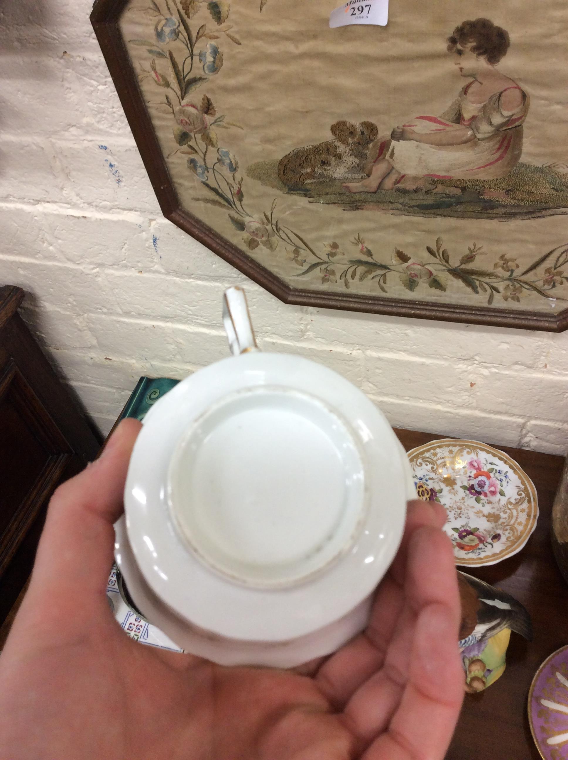 A QUANTITY OF CHINA to include a Ruskin art pottery vase, 19th Century porcelain cups and saucers, - Image 5 of 15