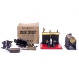 A 'MAJOR' 1550 TWIN CYLINDER TOY STEAM ENGINE by S E L or Signalling Equipment Limited, in