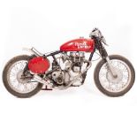 A ROYAL ENFIELD RACE MOTORCYCLE