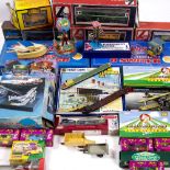 A COLLECTION OF VARIOUS DIE CAST CORGI AND OTHER VEHICLES, fairground related etc together with a