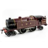 A HORNBY 'O' GAUGE ELECTRIC 4-4-2 LMS LOCOMOTIVE No. 6954, 27cm long overall