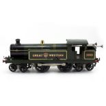 A HORNBY 'O' GAUGE CLOCKWORK 4-4-4 GREAT WESTERN RAILWAY TANK LOCOMOTIVE No. 2243, 26.5cm long