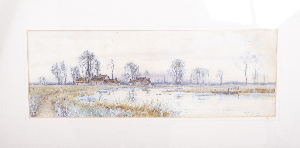 ROBERT WINCHESTER FRASER (1848-1906) 'Colnworth Buckinghamshire', watercolour on paper, signed lower