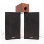 A PAIR OF FISHER STUDIO STANDARD STE-5100 TEAK CASED SPEAKERS and a Tomson AM 1600U sub woofer (3)