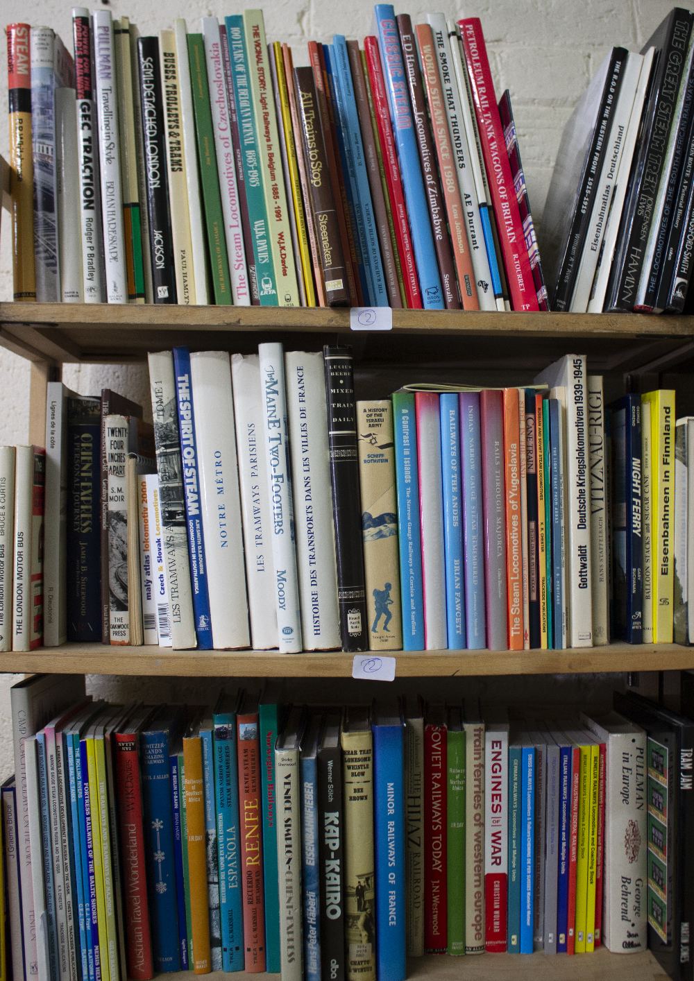 A COLLECTION OF BOOKS on continental and world railways, formerly in the reference library of Mr - Image 2 of 3