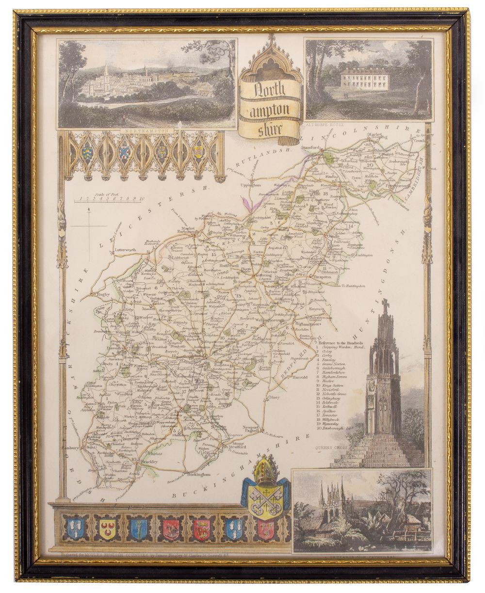 AN ANTIQUARIAN MAP OF BERKSHIRE drawn from the Best Authorities by Thomas Bowen, 15cm x 20cm and one