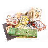 A TRI-ANG MINIC RAILWAY, a collection of vintage jigsaw puzzles by Victory and others, an early