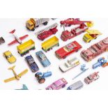 A COLLECTION OF DIE CAST MODEL CARS to include Matchbox, Corgi major truck, German die cast models
