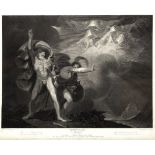 THREE 18TH CENTURY ENGRAVINGS after Henry Fuseli, engraved by I.P. Simon, depicting scenes from