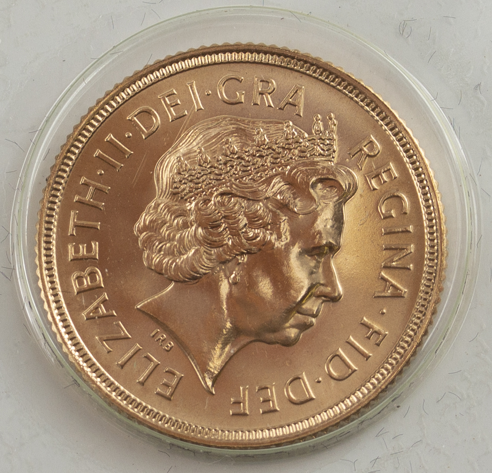 A 2001 FULL SOVEREIGN with Certificate of Authenticity, boxed - Image 2 of 3