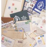 A COLLECTION OF ROYAL COMMEMORATIVE ISSUE STAMPS to include first day covers, framed sheets etc (a